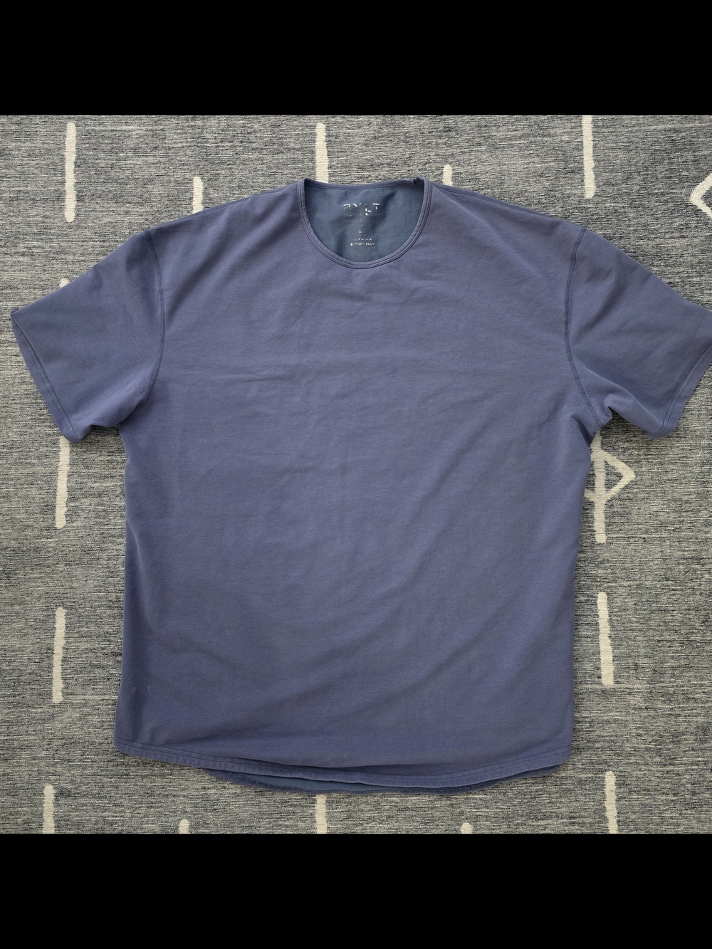 Classic BYLT Crew Neck T-Shirt in Slate Blue - Men